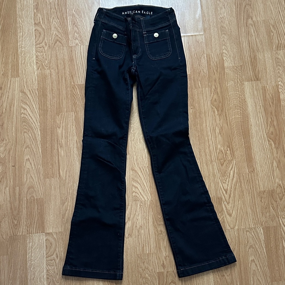 American Eagle Outfitters Women's Dark Flare Jeans